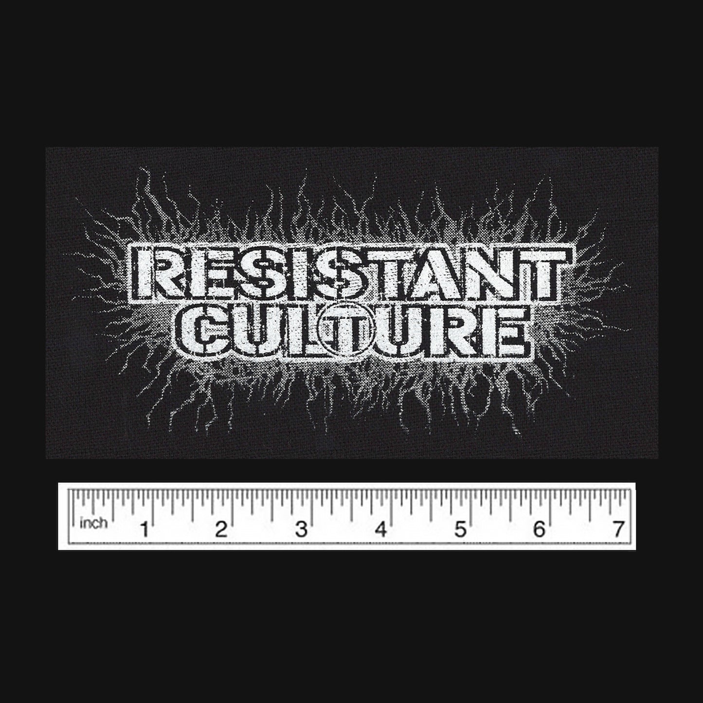 RESISTANT CULTURE “Large logo” patch
