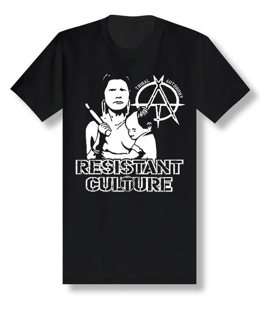 RESISTANT CULTURE "Tribal Autonomy" black t-shirt