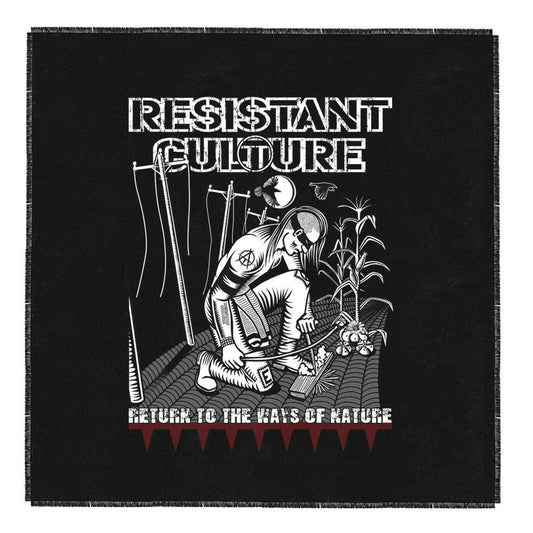 RESISTANT CULTURE "Return" backpatch - black