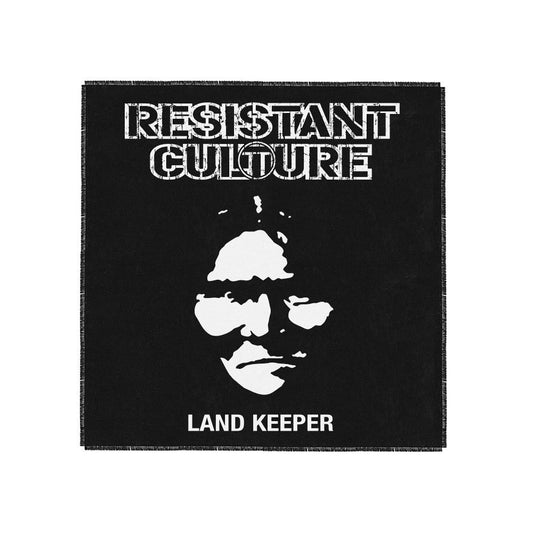 RESISTANT CULTURE "Land Keeper" backpatch - black
