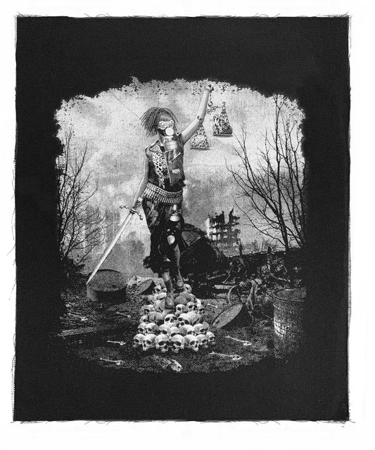 Lady Justice - backpatch - black