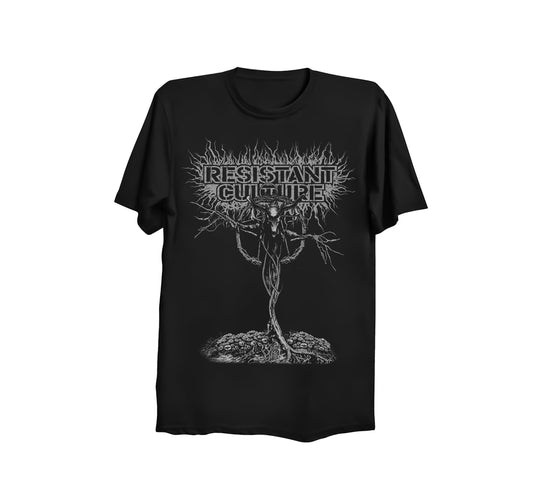 RESISTANT CULTURE "Shamanic Healing" black t-shirt