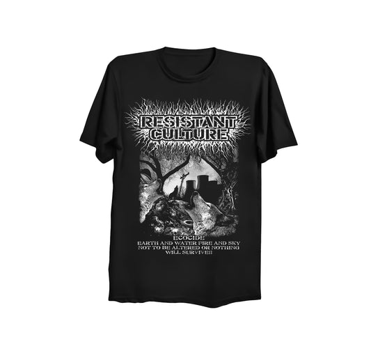 RESISTANT CULTURE "Ecocide" black t-shirt